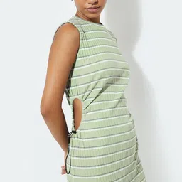 max URB_N Women Striped Bodycon Dress-picture-35