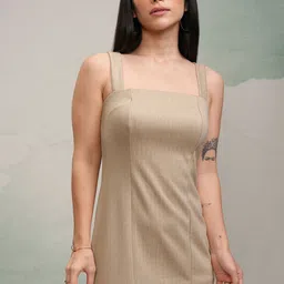CHIC BY TOKYO TALKIES Women Striped Bodycon Midi Dress-picture-27