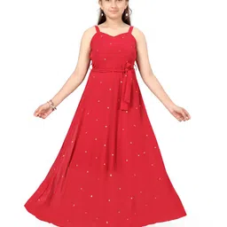 BAESD Geometric Embroidered Smocked Detailed Maxi Dress-picture-31
