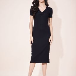 Justin Whyte VNeck Sheath Dress-image-81