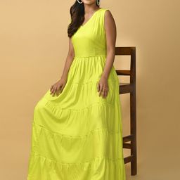 BAESD Sleeveless Cotton Empire Maxi Dress-image-62