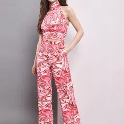 TANDUL Mock Neck Sleeveless Floral Print Maxi Dress-image-8