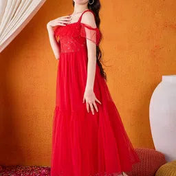 Cherry & Jerry Net Maxi Dress image 3