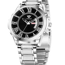 LORENZ Men Brass Skeleton Dial & Bracelet Style Straps Analogue Multi Function Watch MK-4035R image 1