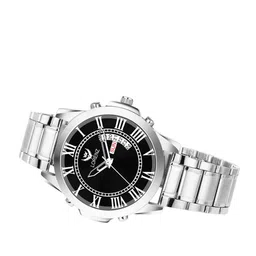 LORENZ Men Brass Skeleton Dial & Bracelet Style Straps Analogue Multi Function Watch MK-4035R image 2