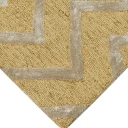 saraswatii global Beige Self-Designed Rectangular Carpet image 4