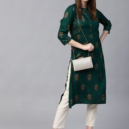 Pannkh Ethnic Motifs Printed Anarkali Kurta-image-45