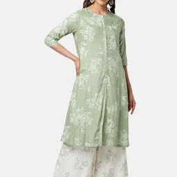 RANGMANCH BY PANTALOONS Floral Printed Floral Kurta-image-46