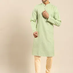 Amodh by Kisah Men Striped Cotton Kurta-picture-51