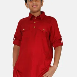 KiddoPanti Boys Pathani Kurta-picture-36