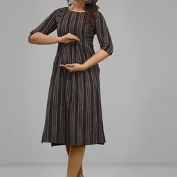 Lerkiza Women Maternity Anarkali Kurta-picture-23