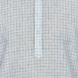 Authentics Men Checked Thread Work Pathani Kurta image 4