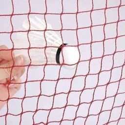 Benstar Super Quality Practice Badminton Net Two Side Tape 22x2.5 ft Size Red Badminton Net (Red) image 2