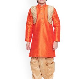 BAESD Boys Regular Kurta with Dhoti Pants-6