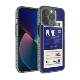 DailyObjects Adults Blue Pune City Tag Stride 2.0 Printed iPhone 13 Pro Back Cover-11