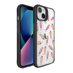 DailyObjects Black Printed Milkshake Icon iPhone 13 Mini Phone Case-92