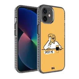 DailyObjects Yellow White Sassy Me Stride 2.0 Case Cover For iPhone 12 Mini-40