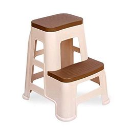 STYLESEAT Super Strong Plastic Multi Utility Ladder Stool | Climb Step Stool with Firm Grid & Anti Skid Textured Base image 2