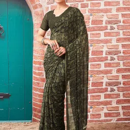 KALINI Geometric Printed Maheshwari Saree-picture-19