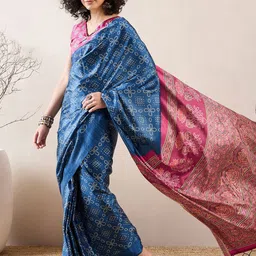 Saree mall Ready to Wear Bandhani Sarees-picture-14