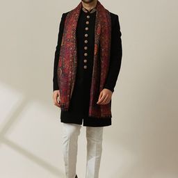 Twamev Embroidered Sherwani Set-image-125