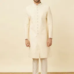 Manyavar Embroidered Sherwani With Churidar-picture-46