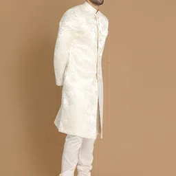 Manyavar Self-Design Traditional Sherwani Set-picture-37