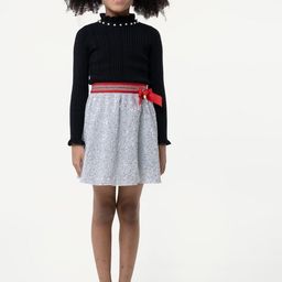 One Friday Girls Embellished A-Line Mini Skirt-picture-50