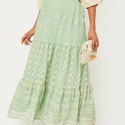 max Printed Flared Maxi Skirts-picture-24