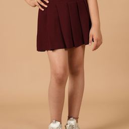 NEUDIS Girls Flared Mini Skirts-image-18