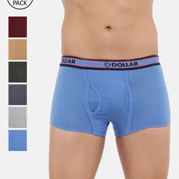 Dollar Bigboss Men Pack of 10 Solid Combed Cotton Trunks MBTR-01-MINITRNK-picture-43