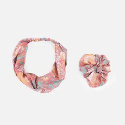 Aditi Wasan Women Pink & Blue Set of 2 Embellished Hairband-image-70