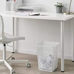 Ikea TSSP Wastepaper Basket, White(Size :Width: 26 cm (10 ¼") Depth: 26 cm (10 ¼") Height: 35 cm (13 ¾")) image 2