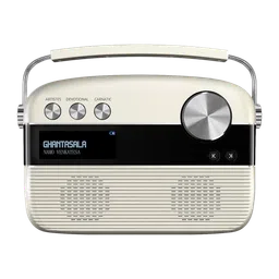 SAREGAMA Carvaan Telugu Music Player (50 Plus Dedicated Stations, SC02, Porcelain White)-20