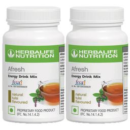 Herbalife Afresh Energy Drink Mix (Pack of 2), 0.050 kg Natural Tulsi-23
