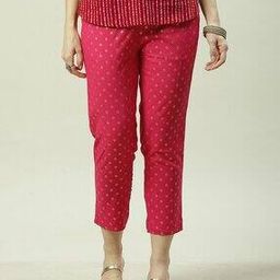 Women Floral Print Straight Fit Pants-picture-52