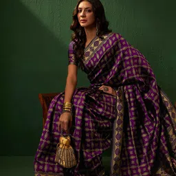 Sangria Woven-Designed Banarasi  Saree-picture-33