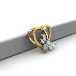 KUBERBOX 18KT Gold Flyphoria Pendant Diamond - 0.81g-image-35