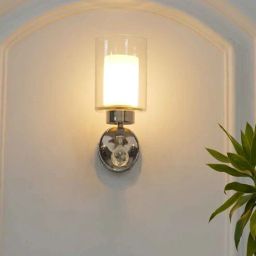 kapoor lampshades Selina Single Arm Wall Light in Chrome Finish-picture-25