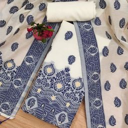 JATRIQQ Art Silk Unstitched Dress Material-image-34