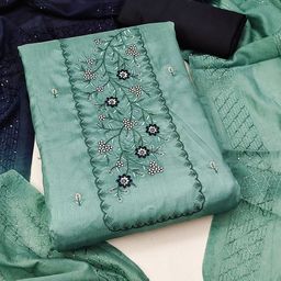 MANVAA Embroidered Unstitched Dress Material-image-99