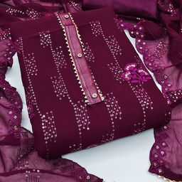 MANVAA Floral Embroidered Sequinned Unstitched Dress Material-image-64
