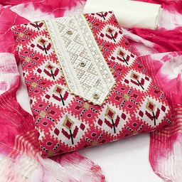 MANVAA Embroidered Unstitched Dress Material-picture-38
