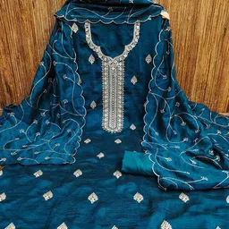 KALINI Embroidered Unstitched Dress Material-image-99