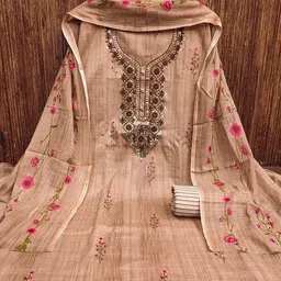 KALINI Embroidered Unstitched Dress Material-image-77