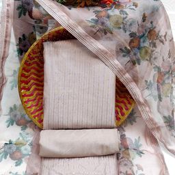 TAVAS Striped Embroidered Unstitched Dress Material-image-15