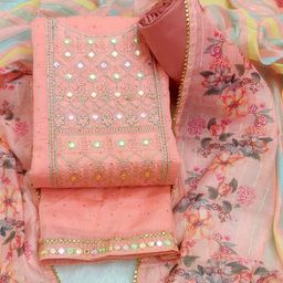 TAVAS Ethnic Motifs Embroidered Unstitched Dress Material-picture-35