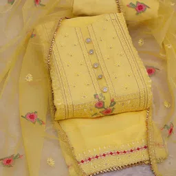 TAVAS Ethnic Motifs Embroidered Unstitched Dress Material-picture-36