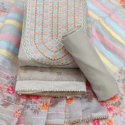 TAVAS Embroidered Unstitched Dress Material-image-21