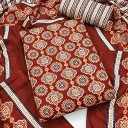 KALINI Ethnic Motifs Printed Unstitched Dress Material-image-88